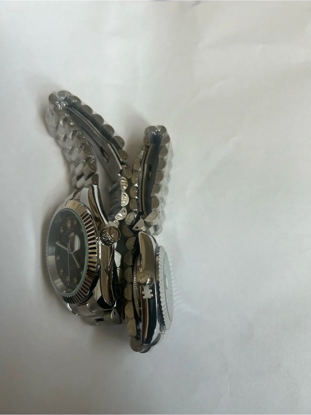 Adjustable Silver Stainless Steel Watch Bracelet Band for Smartwatches